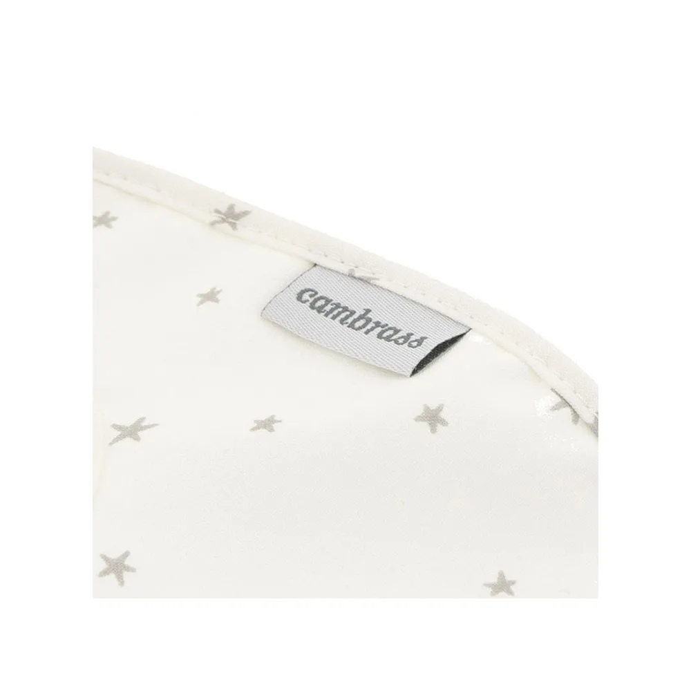 Cambrass bavoir rond velcro magia gris – Image 3