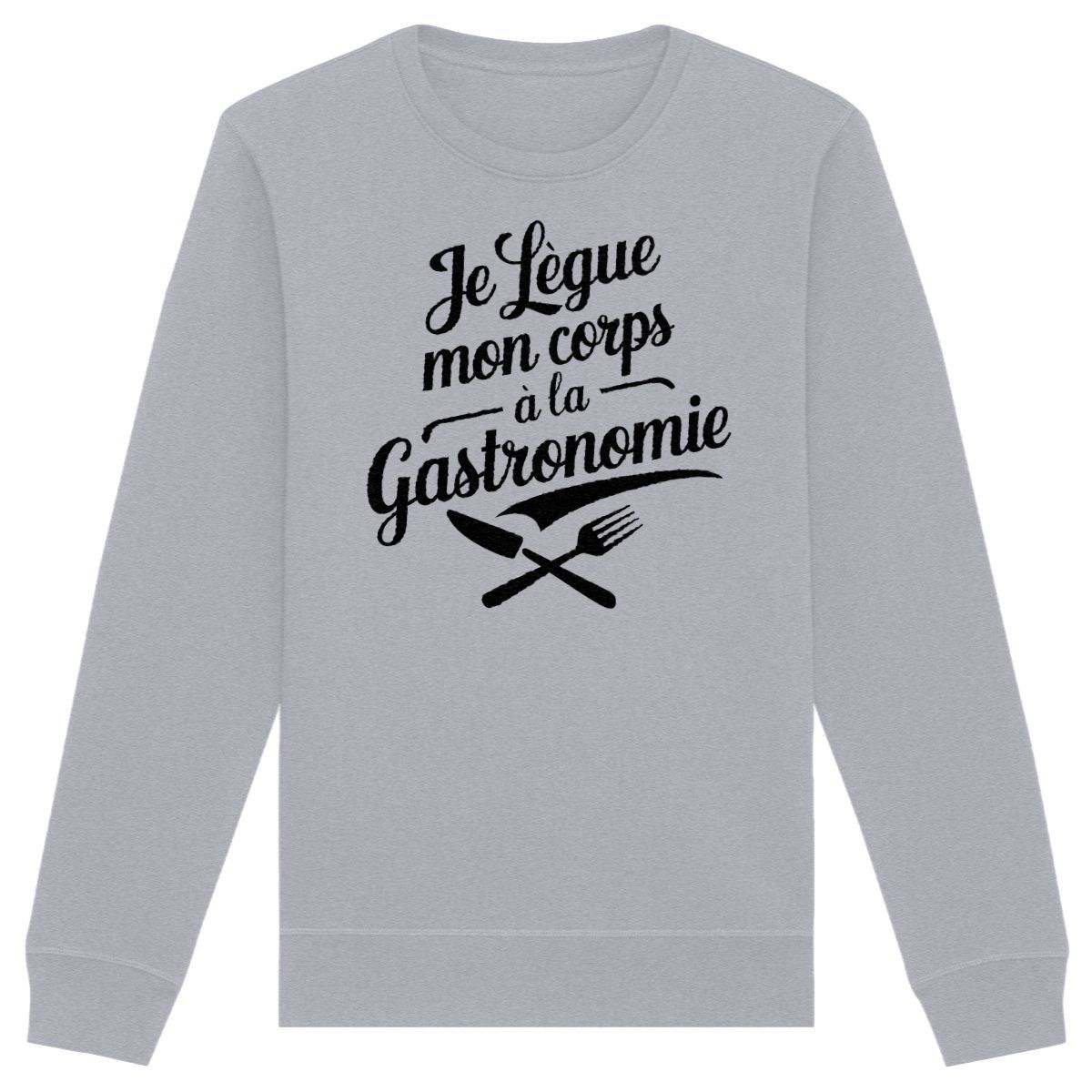 Sweat « Je lègue mon corps à la gastronomie » – Unisexe – Image 2